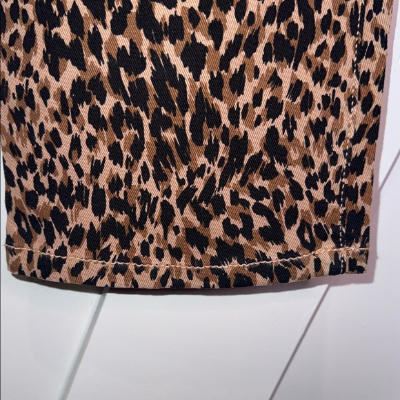 Terra & Sky Leopard Print Straight Leg Jeans - Picture 3 of 7
